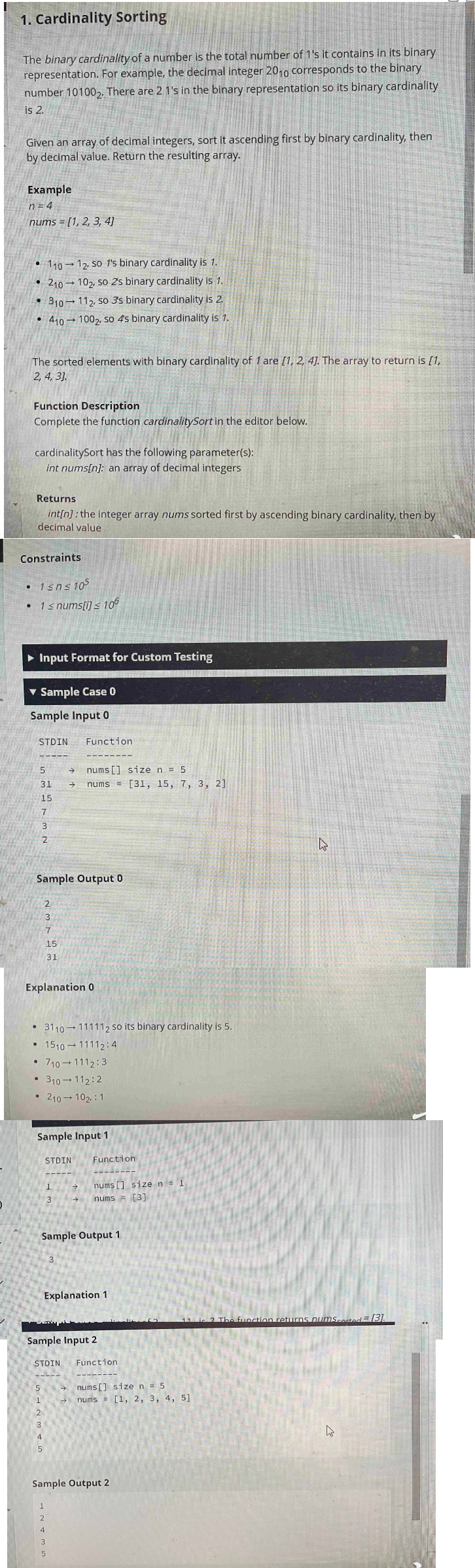 Problem source 1