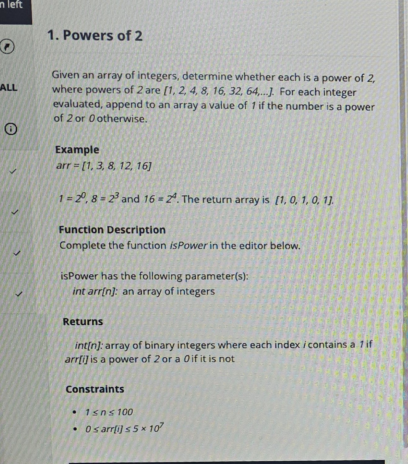 Problem source 1