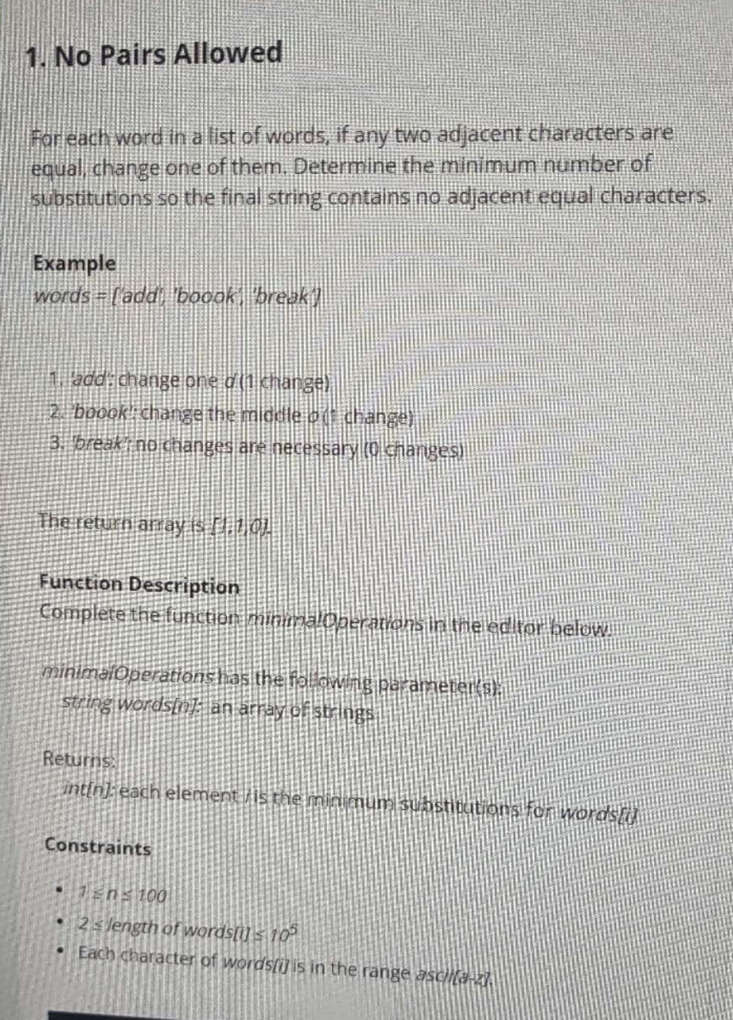 Problem source 1