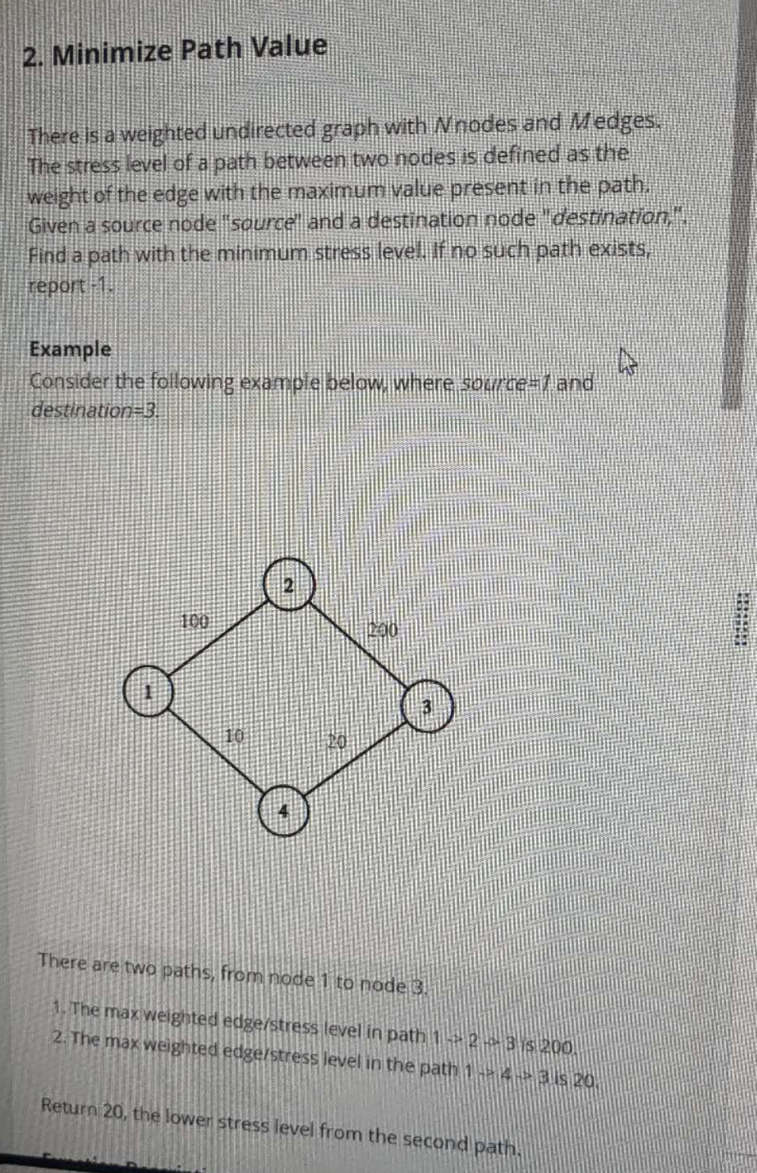 Problem source 1