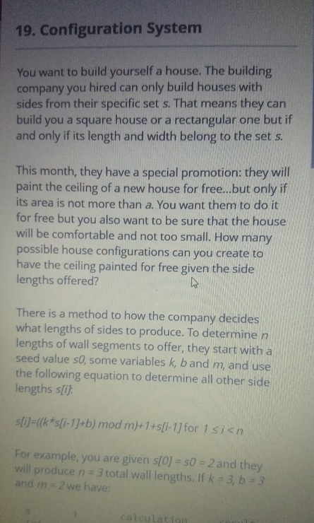 Problem source 1