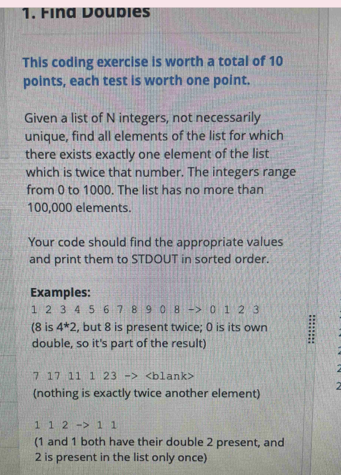 Problem source 1