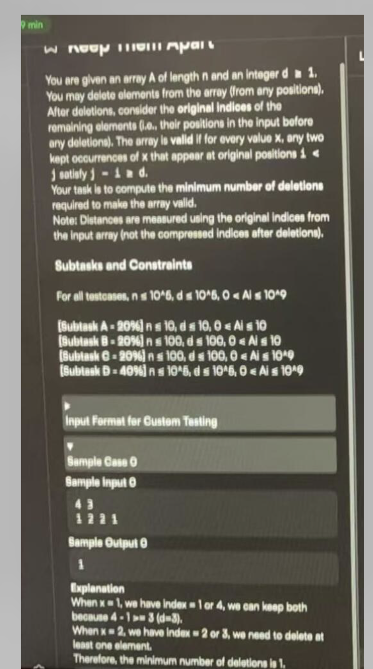 Problem source 1