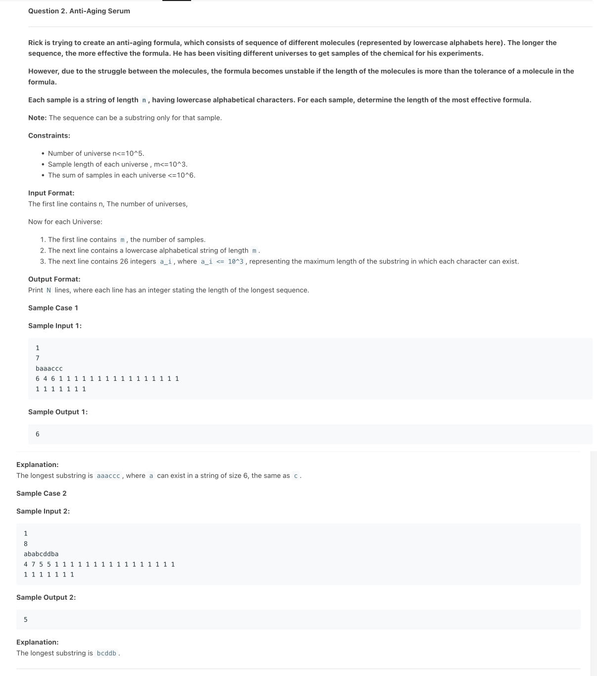 Problem source 1