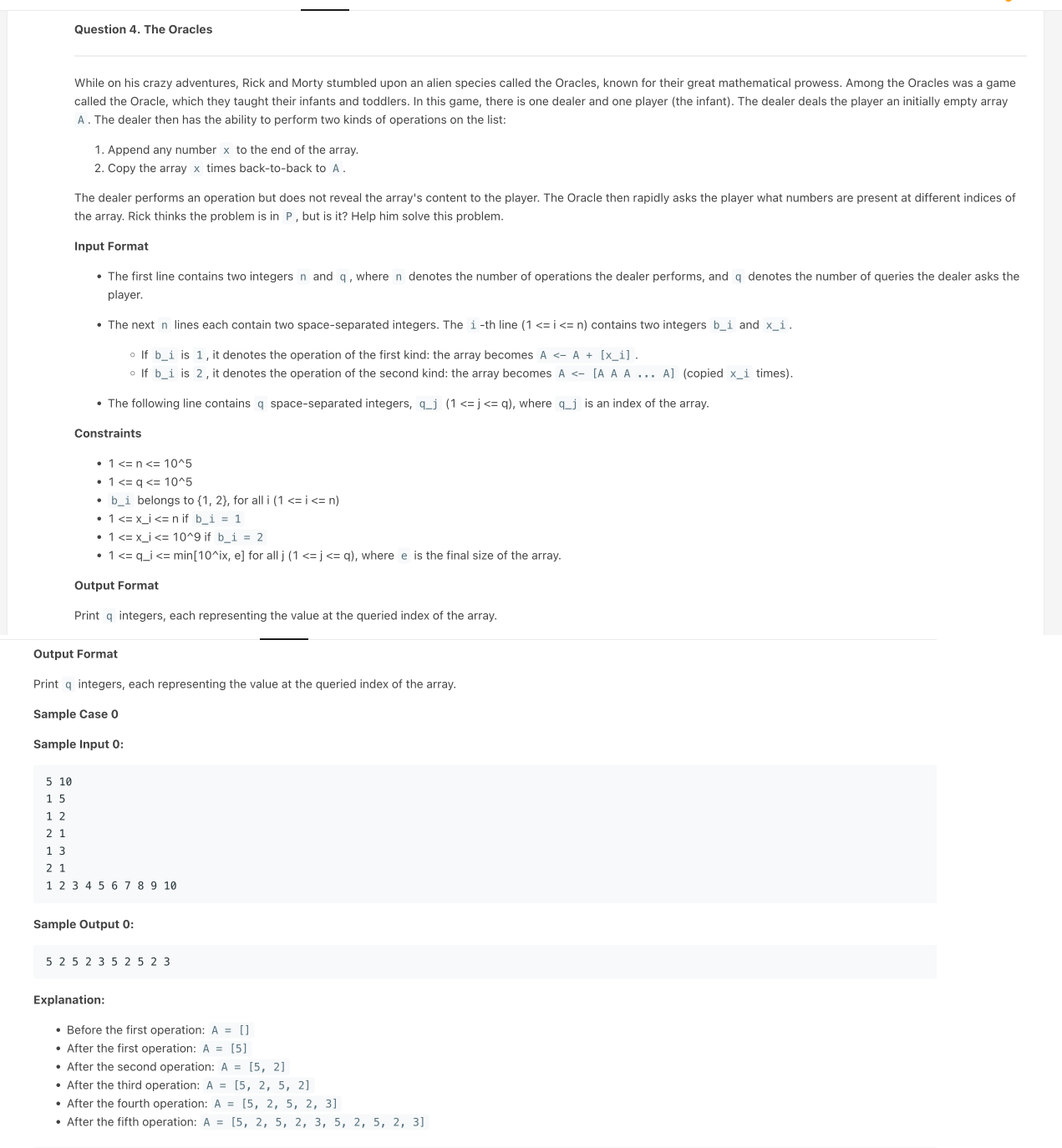 Problem source 1