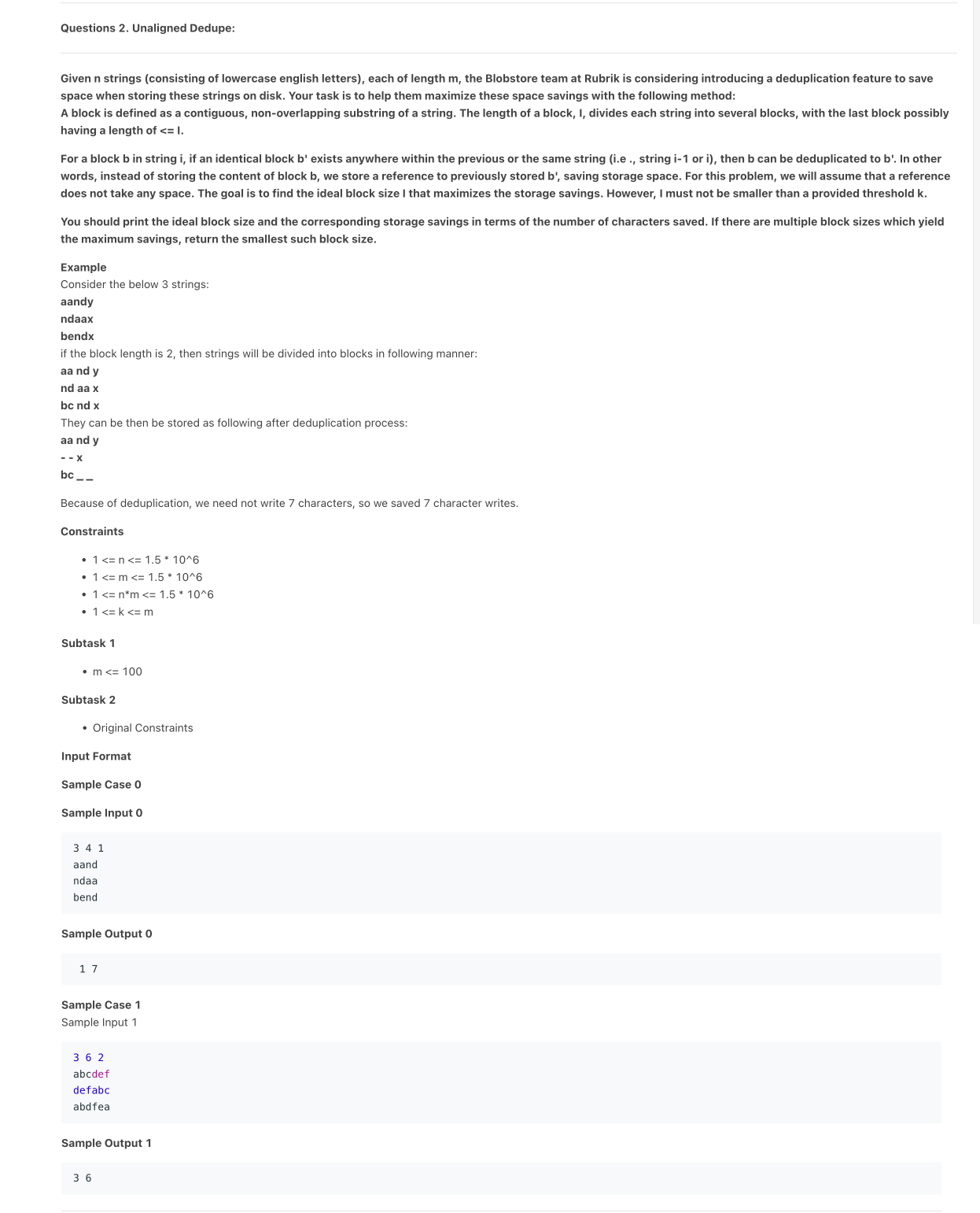 Problem source 1