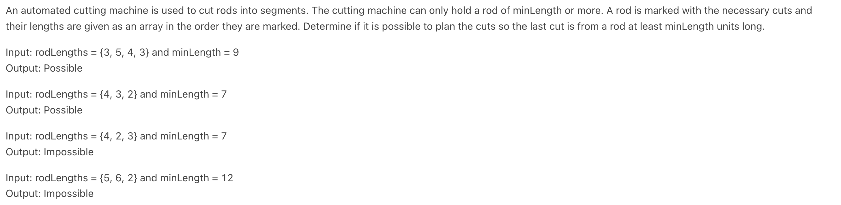Problem source 1