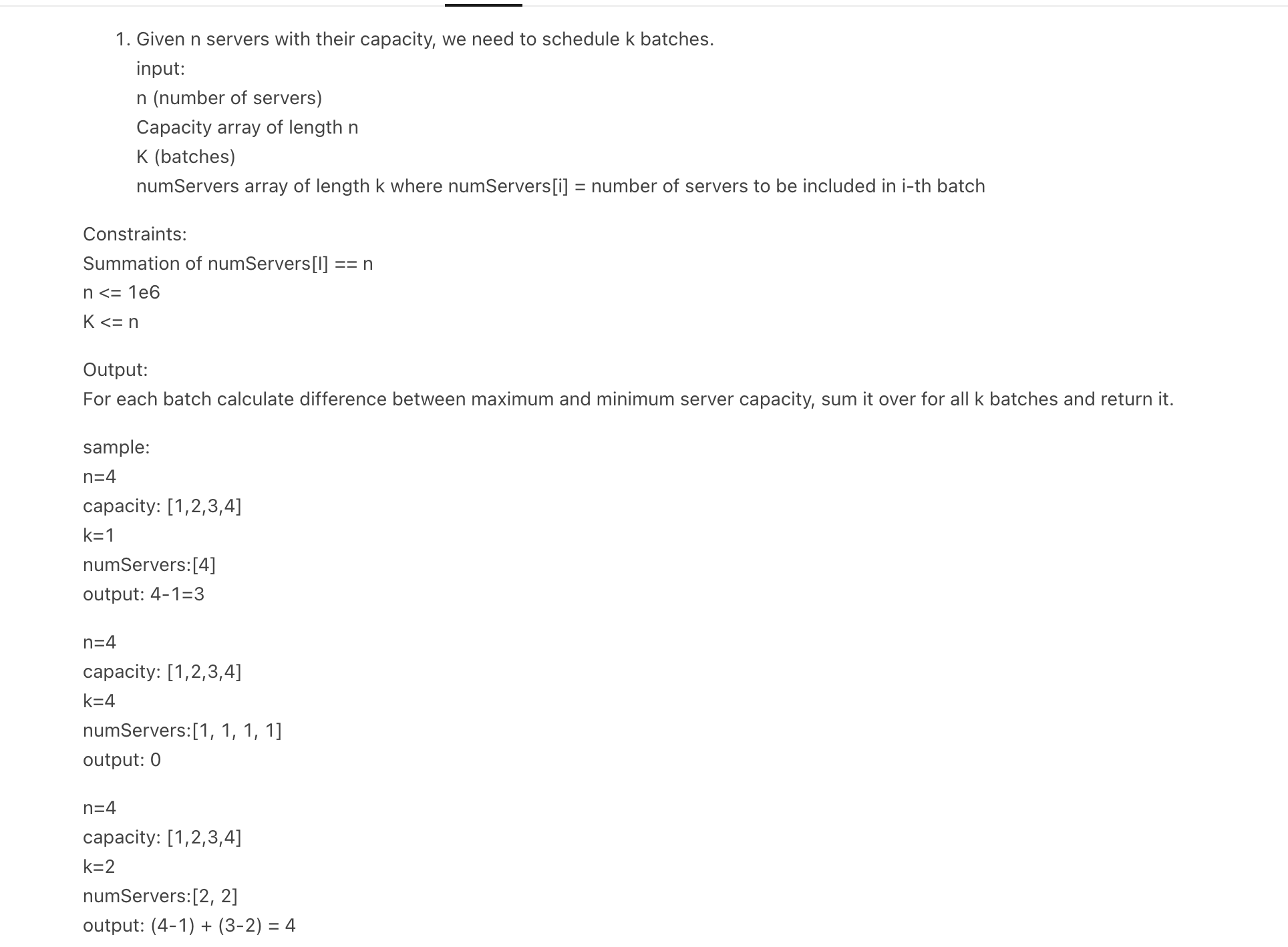 Problem source 1