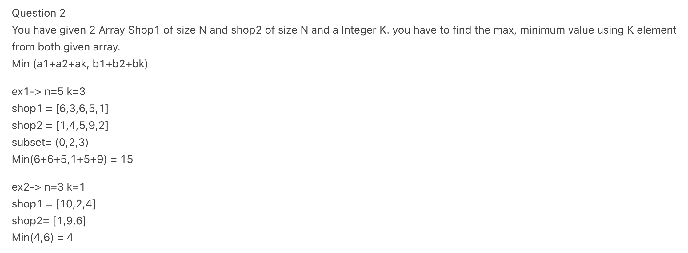 Problem source 1