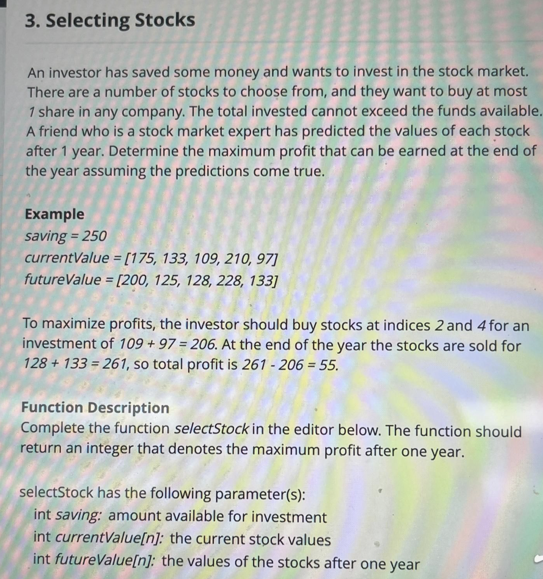 Problem source 1