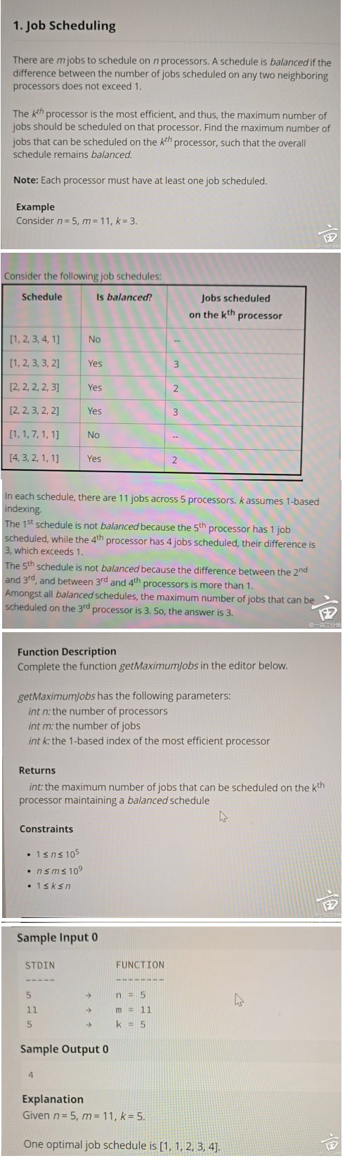 Problem source 1