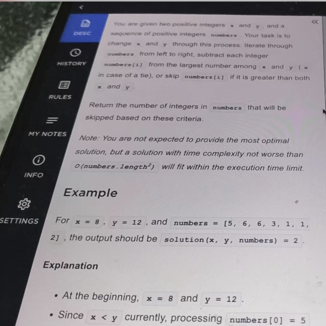 Problem source 2