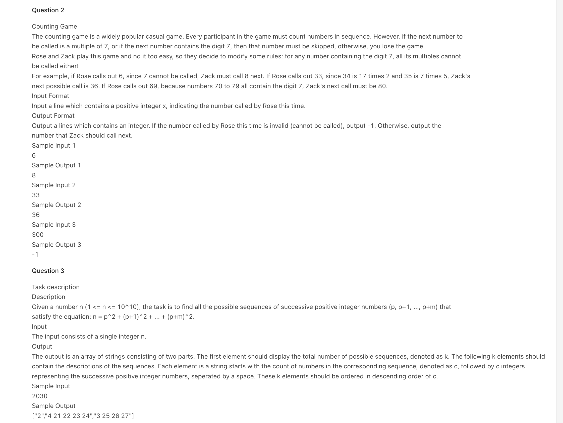 Problem source 1