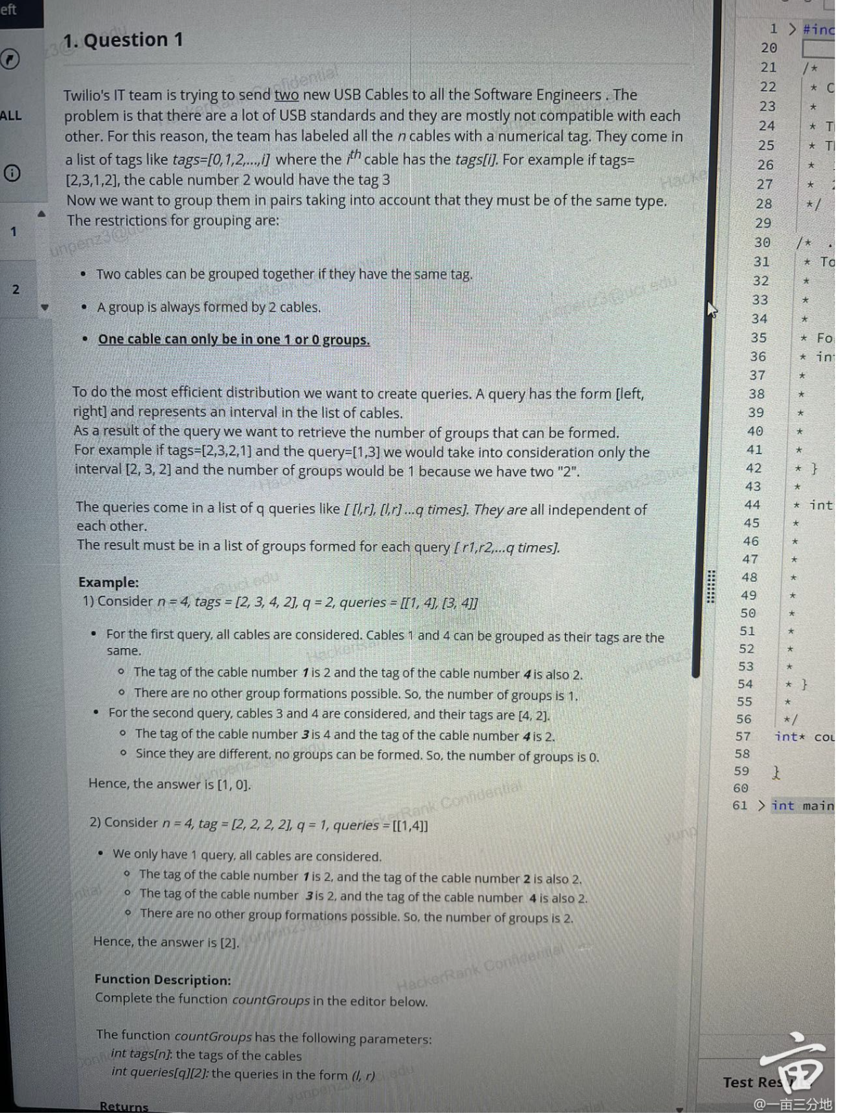 Problem source 1