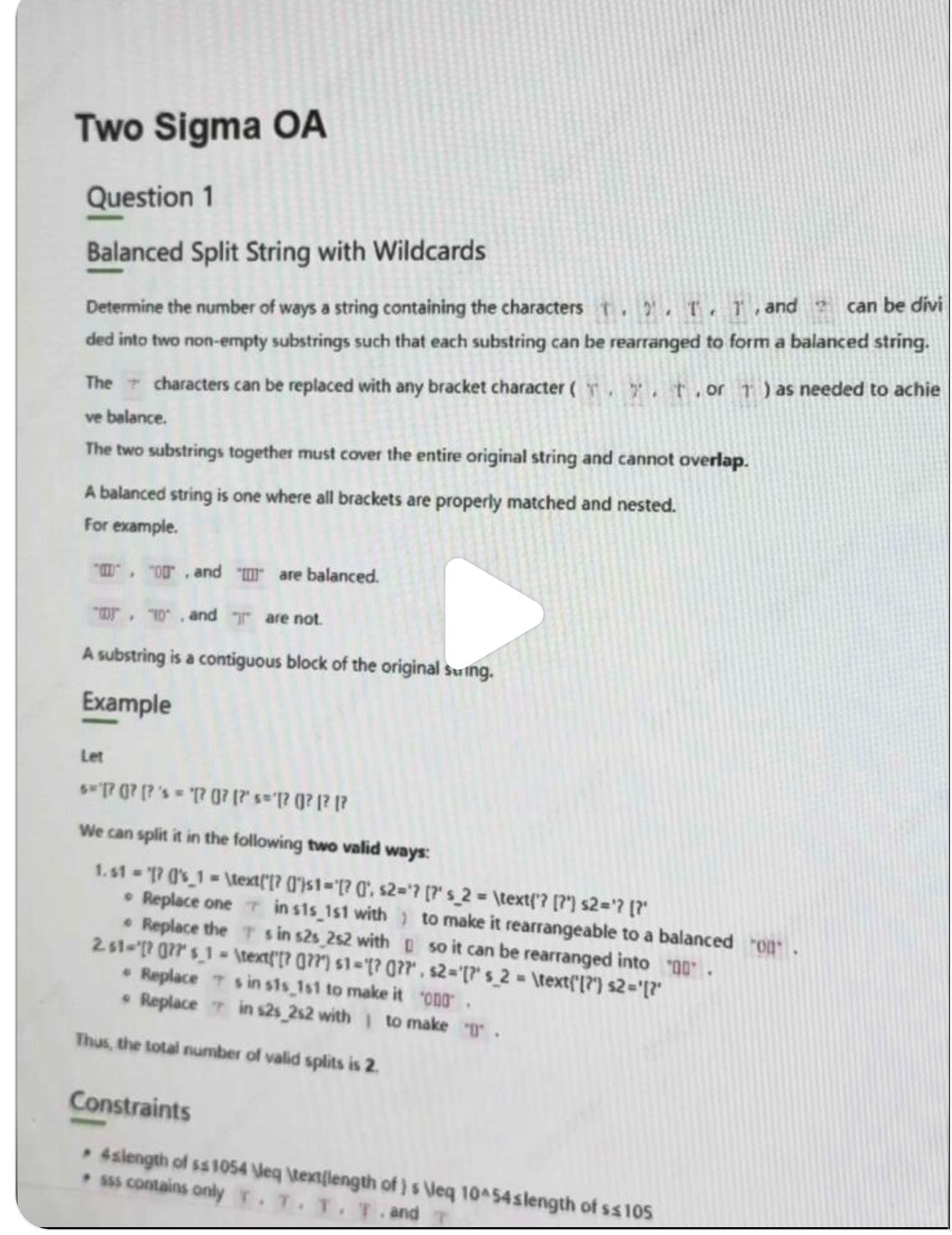 Problem source 1