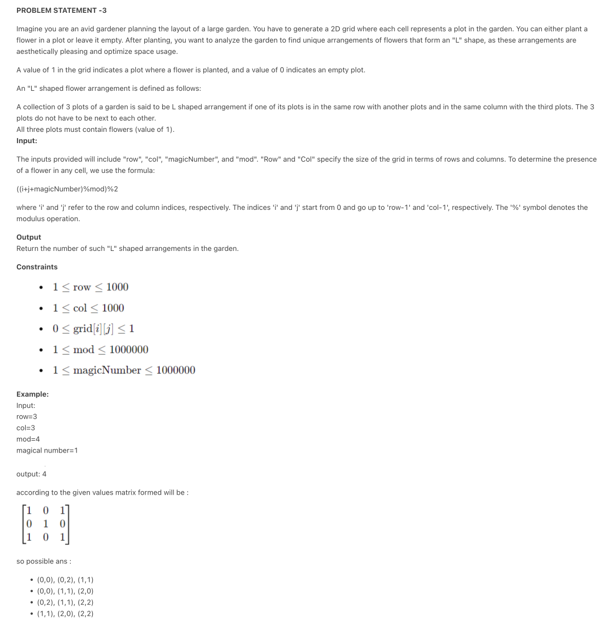 Problem source 1