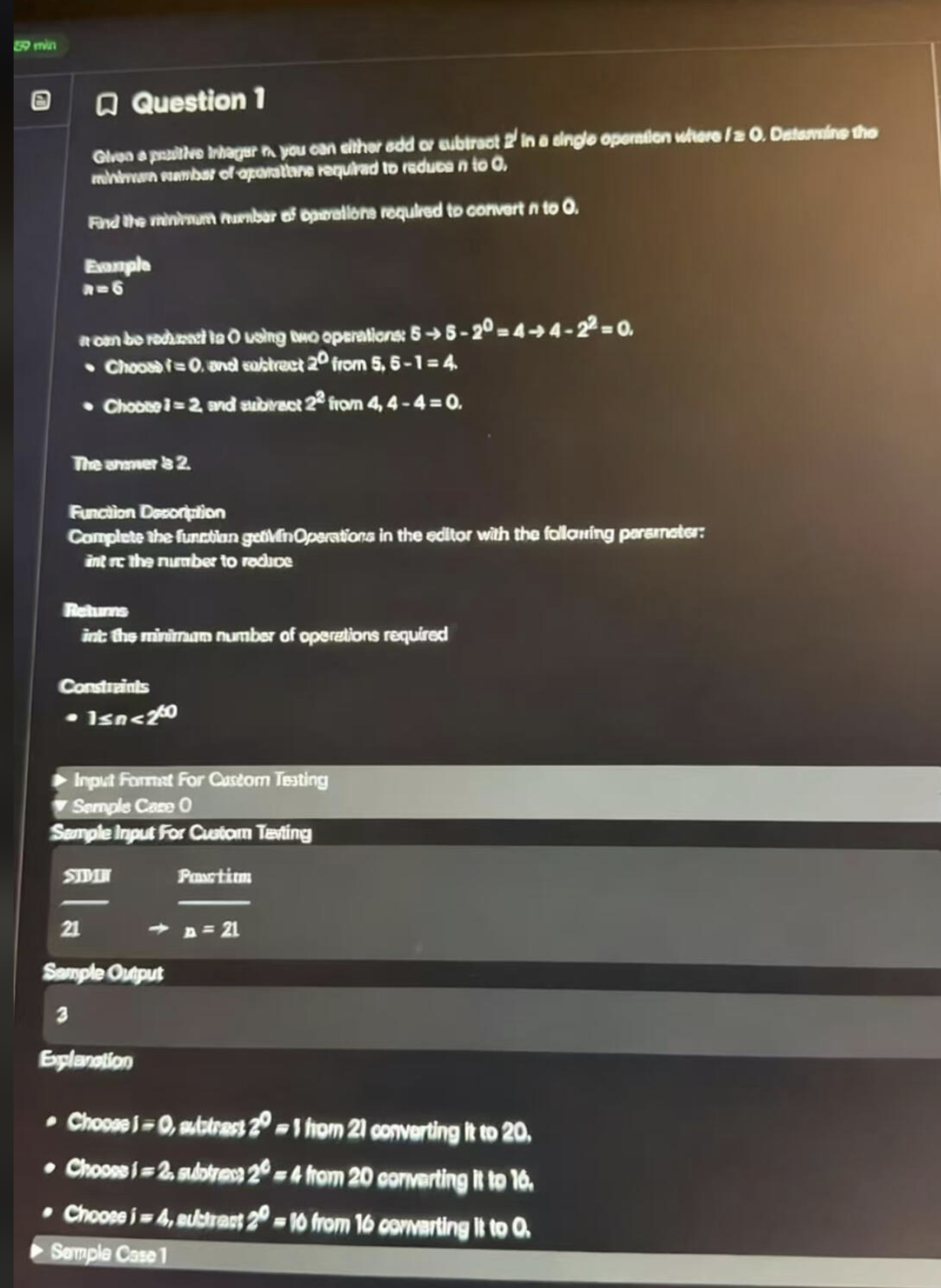 Problem source 1