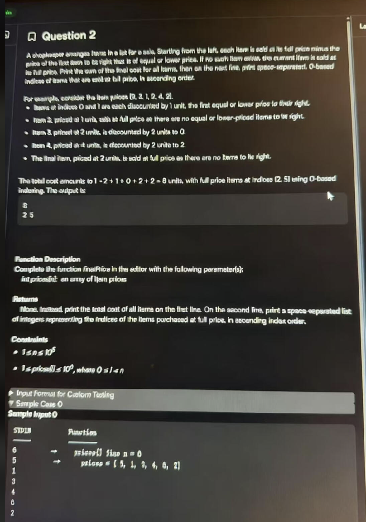 Problem source 1