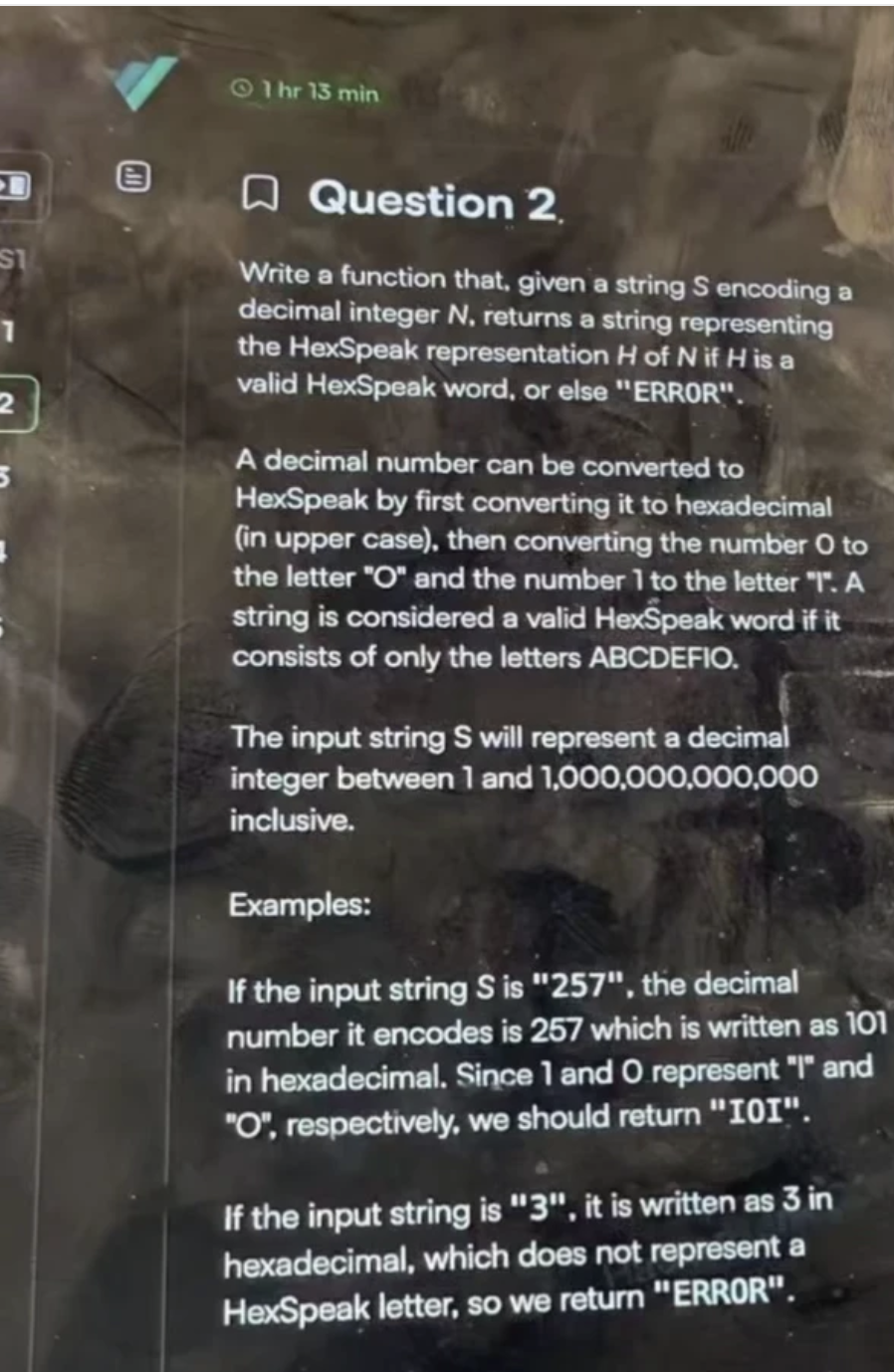 Problem source 1