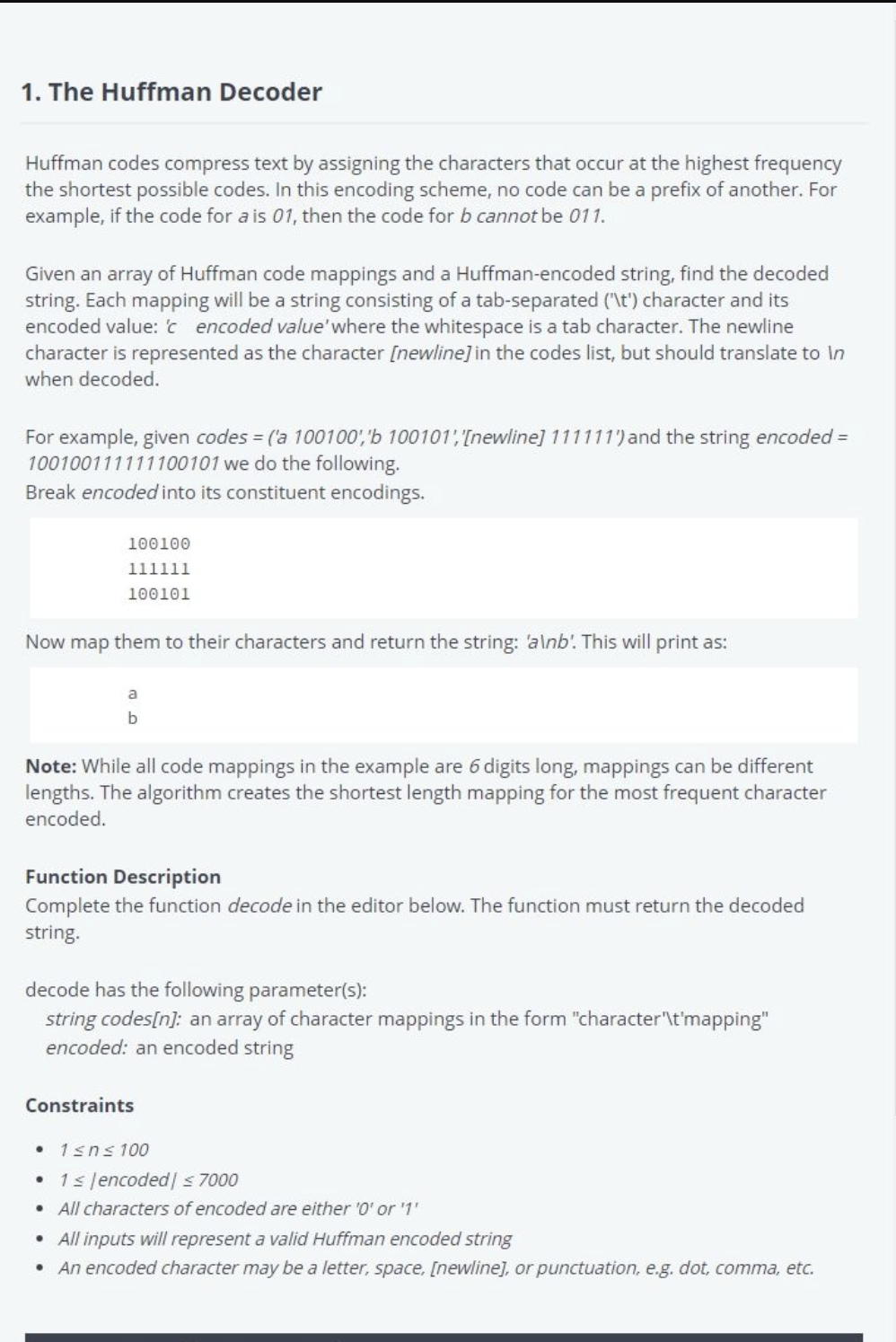 Problem source 1