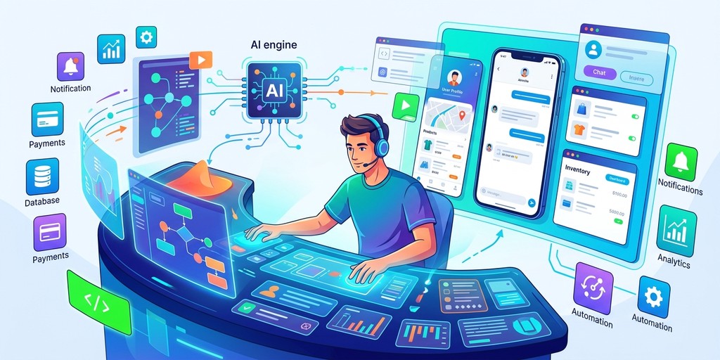 บริการ AI No Code App สร้างแอพด้วย AI App Builder | Fastwork