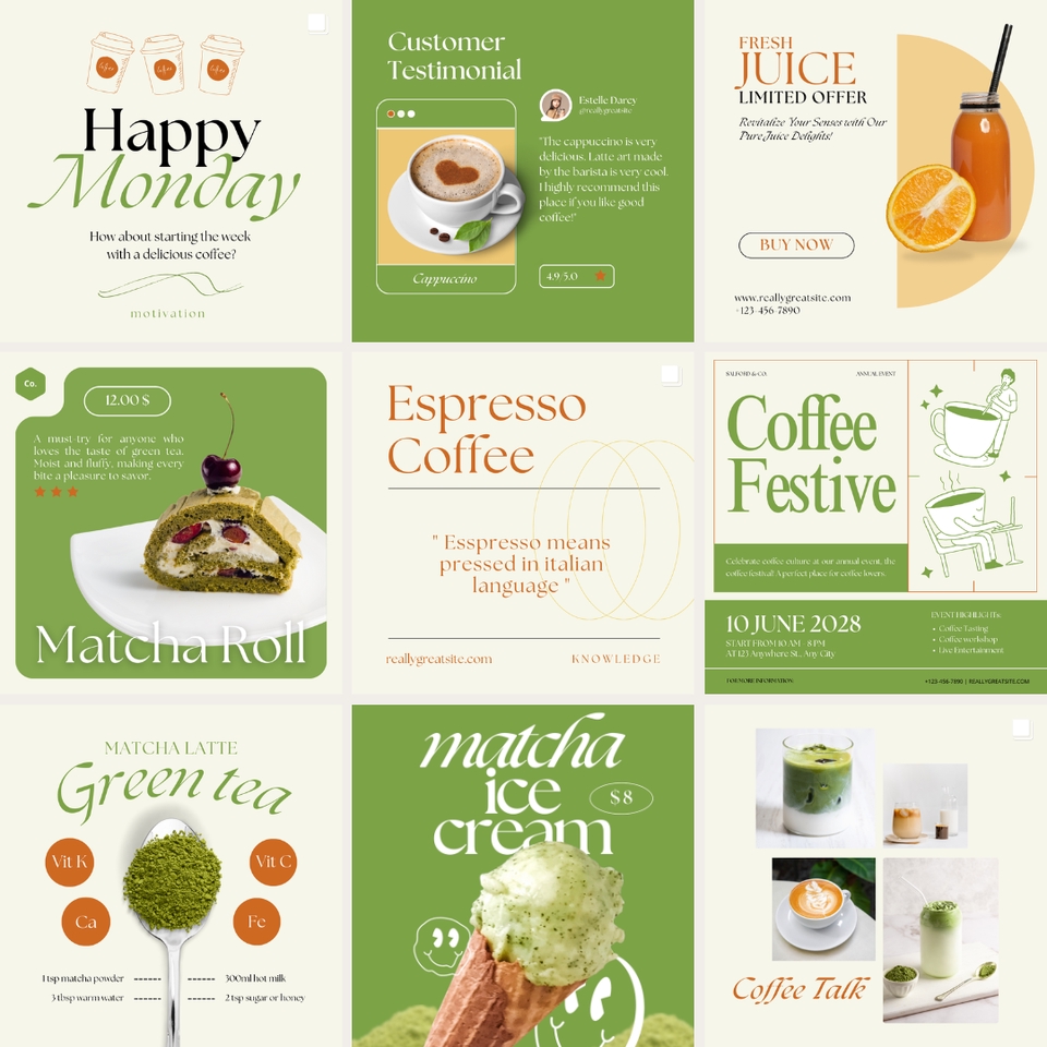 Thiết kế nhận diện thương hiệu - Thiết kế mẫu Instagram Posts theo yêu cầu - 2