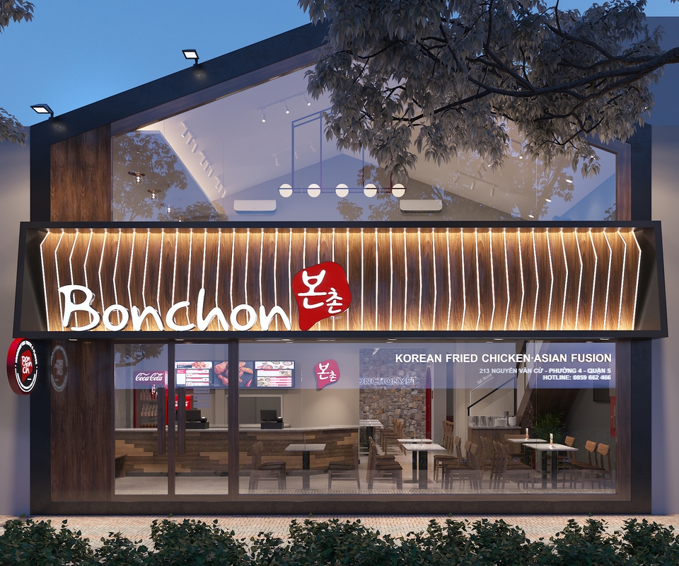 Vẽ phối cảnh - THIẾT KẾ PHỐI CẢNH 3D NỘI THẤT QUÁN CAFE, NHÀ HÀNG, CĂN HỘ, NHÀ Ở, ... - 21