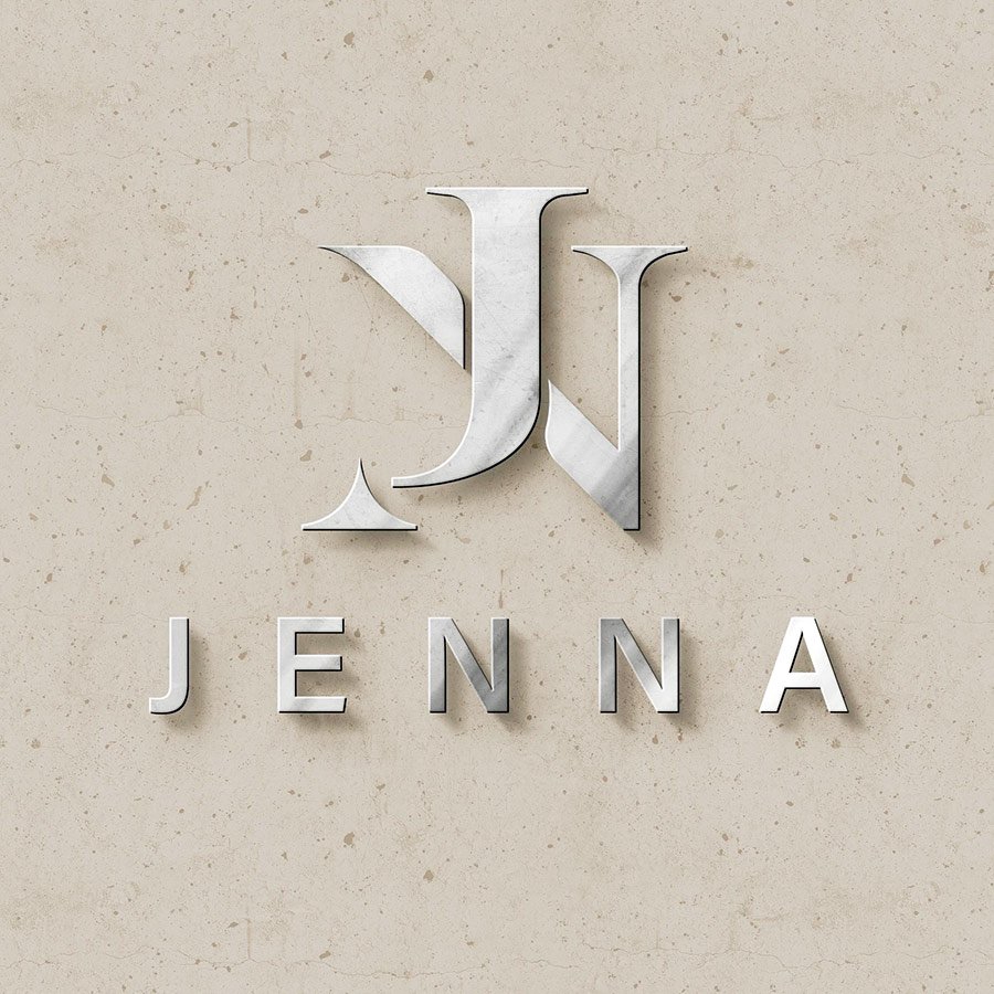 Thiết kế logo Jenna chuyên nghiệp, logo thương hiệu độc đáo, dịch vụ thiết kế logo giá rẻ
