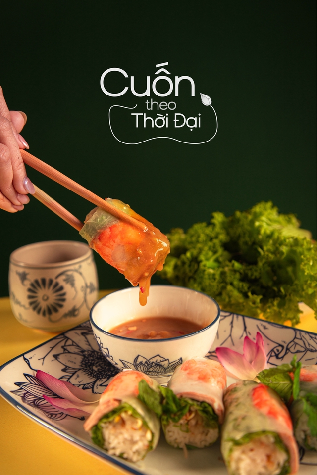 Thiết kế banner quảng cáo đồ ăn cuốn Thái Đại ngon mắt, dịch vụ thiết kế banner online chuyên nghiệp
