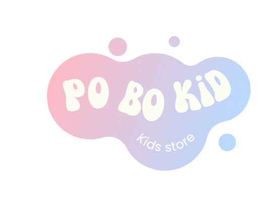 Logo thương hiệu Po Bo Kid, dịch vụ thiết kế logo cho shop quần áo trẻ em, thiết kế logo đẹp, giá thiết kế logo rẻ, thiết kế logo chuyên nghiệp, thiết kế logo freelancer.