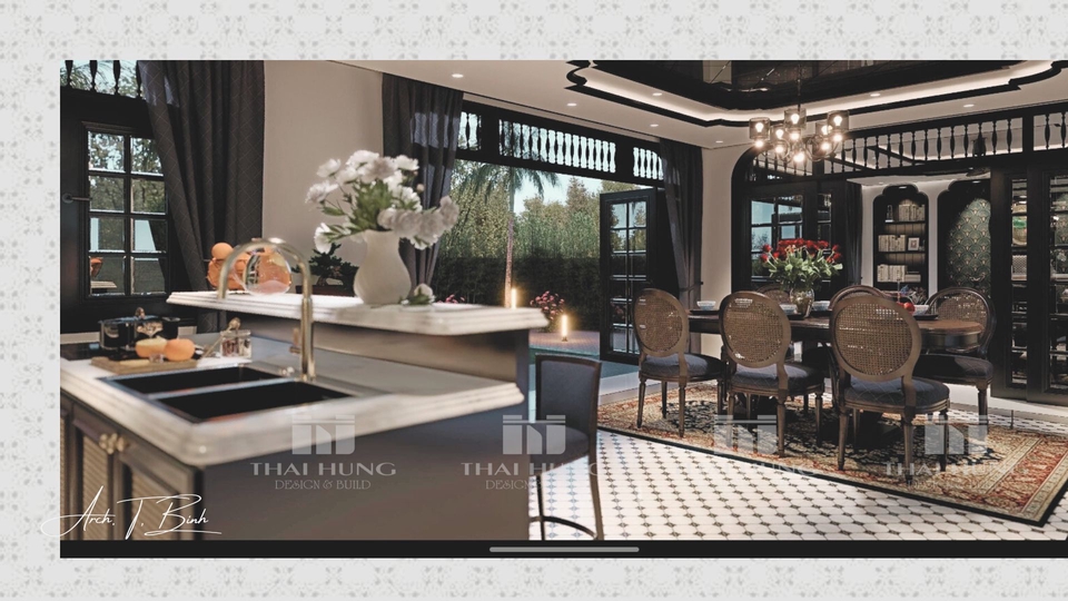 Thiết kế mô hình 3D - Thiết kế các loại công trình, nội thất luxury - 6