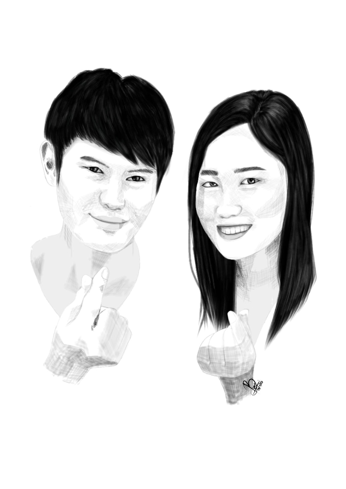 วาดภาพการ์ตูน - วาดภาพเหมือน แปลงภาพคนเป็นการ์ตูน จากรูปถ่าย Digital paint ออกแบบโลโก้  - 7