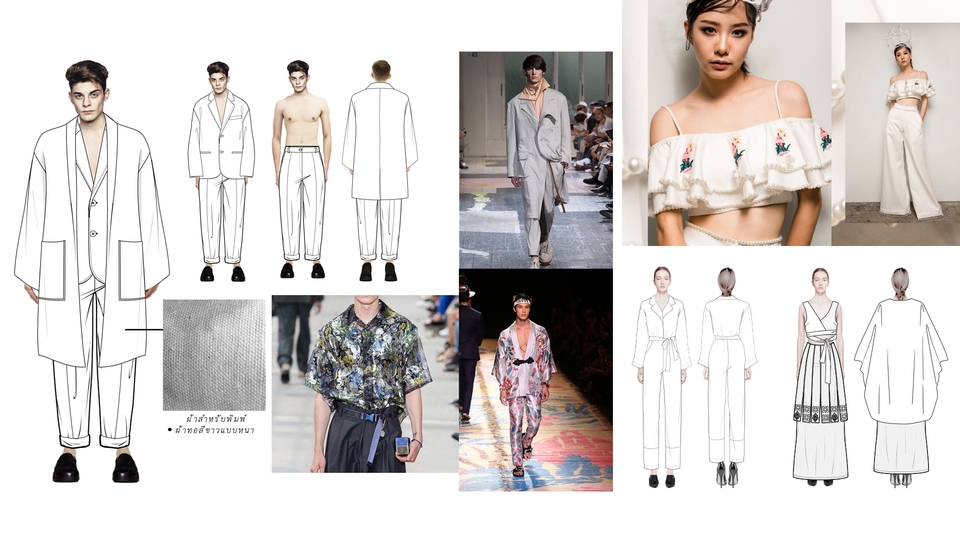 วาด/ออกแบบแพทเทิร์นเสื้อผ้า - ออกแบบเสื้อโปโล เสื้อยืด เสื้อกีฬา ชุดชั้นในชาย ชุดแฟชั่นชาย-หญิง - 10