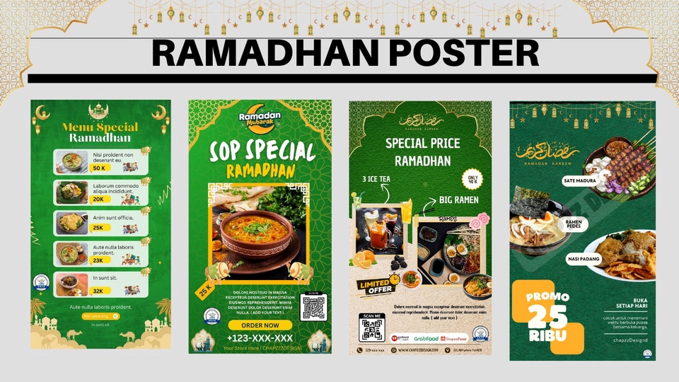 Jasa desain banner instagram Ramadan spesial promo harga murah desain banner keren