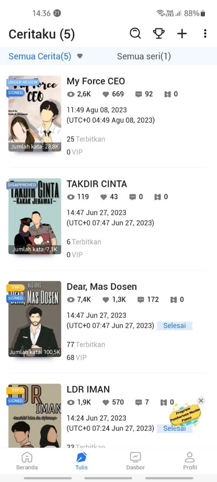 Jasa Lainnya - Konsultasi Menjadi Penulis - 4