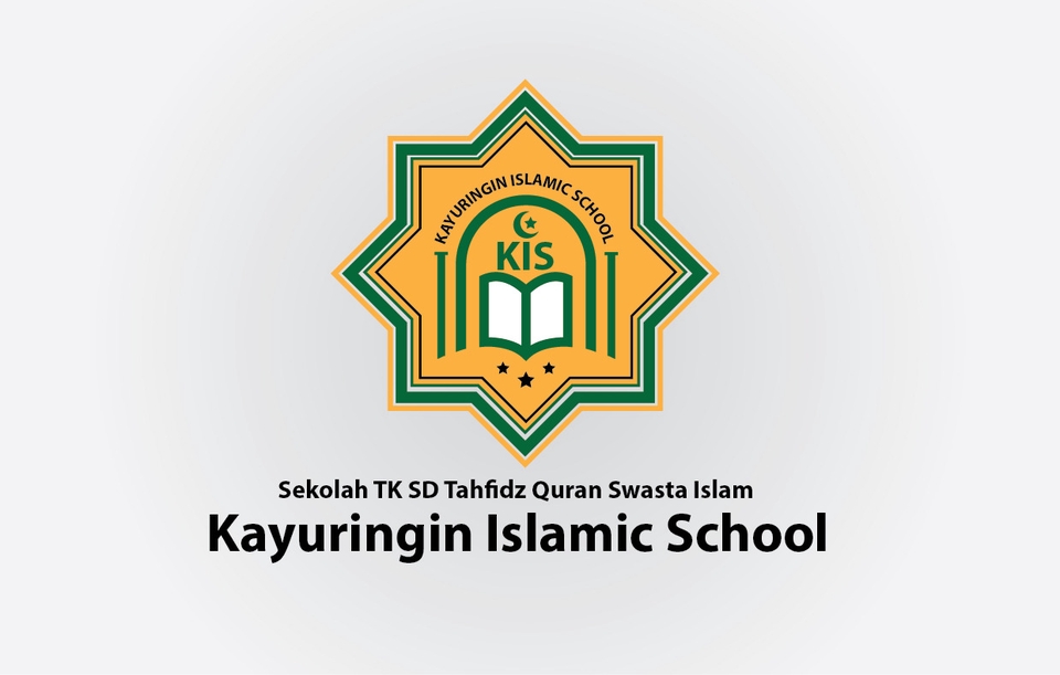 Logo Sekolah Kayuringin Islamic School, desain logo sekolah, desain logo sekolah islami, jasa desain logo sekolah, membuat logo sekolah, logo sekolah TK SD, logo sekolah swasta, desain logo sekolah dasar, desain logo taman kanak-kanak.