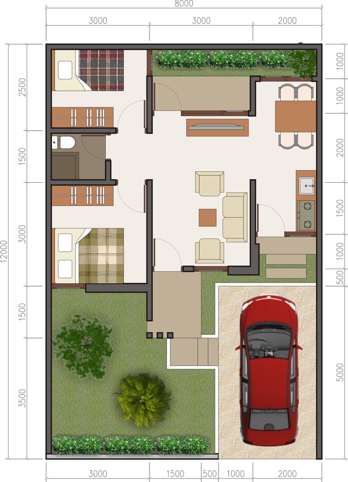 CAD Drawing - Desain dan Perencanaan Arsitektur dan Interior - 7