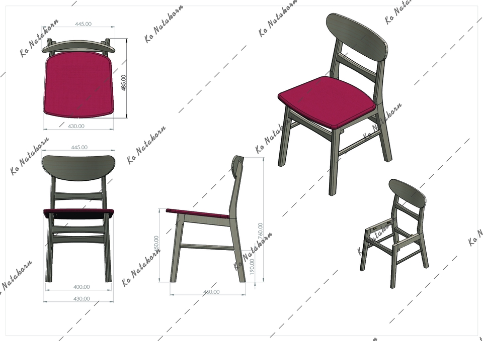 ออกแบบตกแต่งภายในและภายนอก - รับออกแบบและเขียนแบบ 2D 3D เฟอร์นิเจอร์ต่างๆ - 10