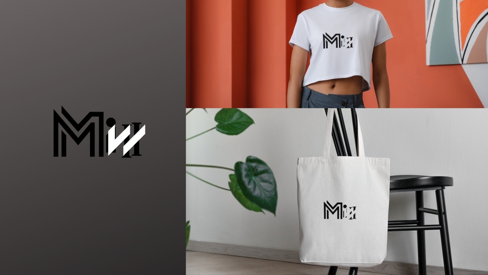 รับออกแบบโลโก้ MIW สไตล์มินิมอล ออกแบบโลโก้สวย ราคาถูก