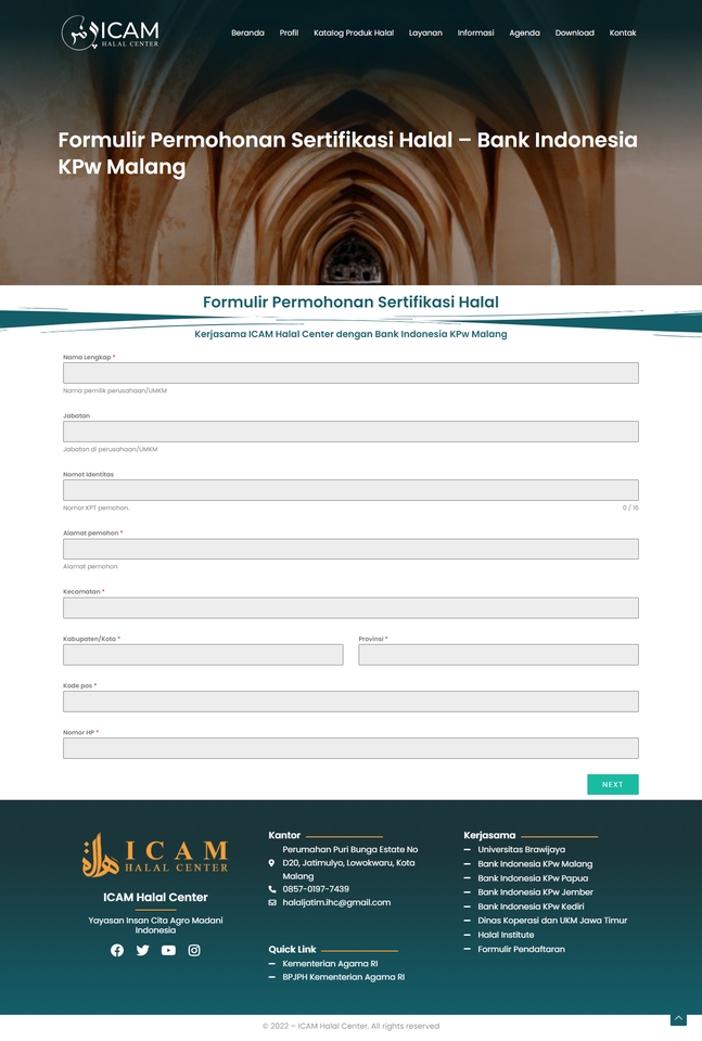 Web Development - Membuat website halaljatim.com - 3