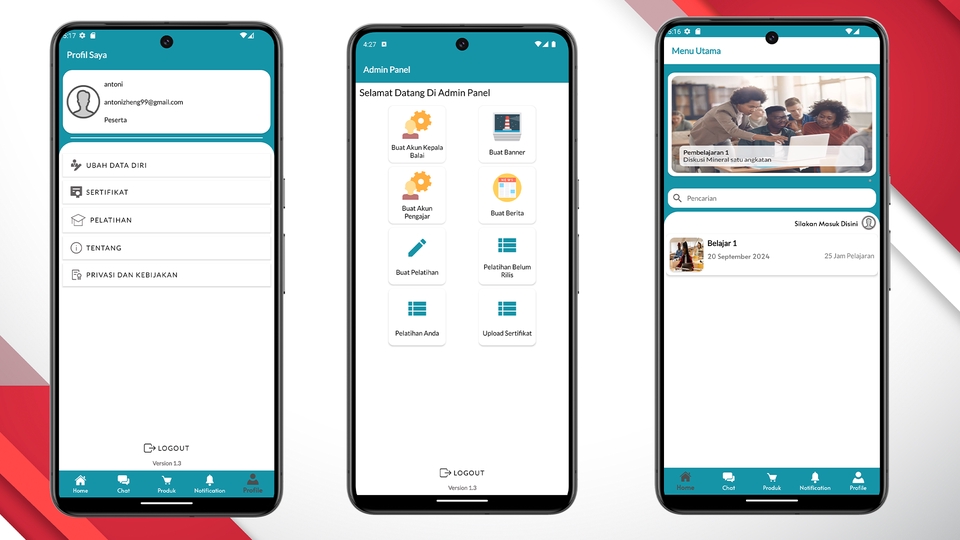 Aplikasi Ponsel - Pembuatan Mobile Apps Android & Ios (Flutter, Android Studio, Laravel Backend) Fullstack - 7