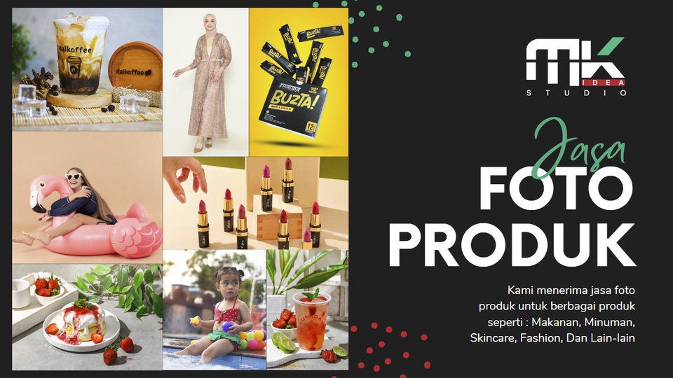 Jasa Fotografi / Photography Profesional - Foto Produk Makanan , Minuman , Fashion , Skincare , dll BONUS VIDEO PRODUK  [Wilayah Jakarta]