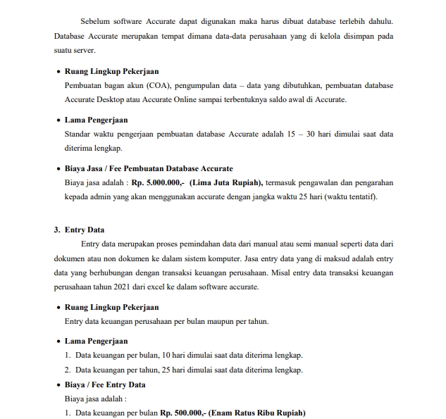 Entri Data - Pembuatan Database Accurate Dekstop/Online dan Entry Data - 3
