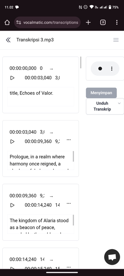 Pengetikan Umum - TRANSKRIP VERBATIM AUDIO, VIDEO TO TEXT INGGRIS, INDONESIA DAN JAWA  - 3