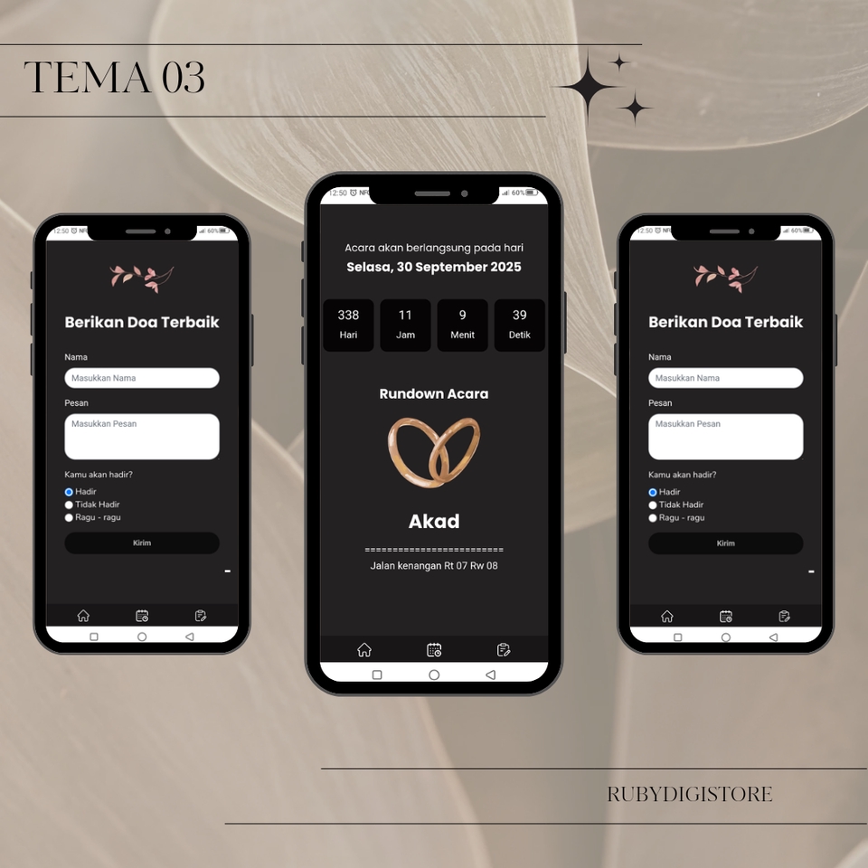 Jasa Desain Kartu Ucapan Ulang Tahun dengan desain unik dan modern, cocok untuk berbagai tema dan acara.
