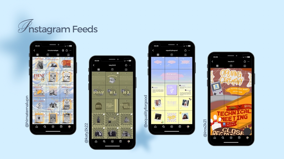 Banner Online - Desain Feeds Instagram Social Media untuk Event Seminar, Webinar, Kuliah, Usaha dan Lain-lain - 3