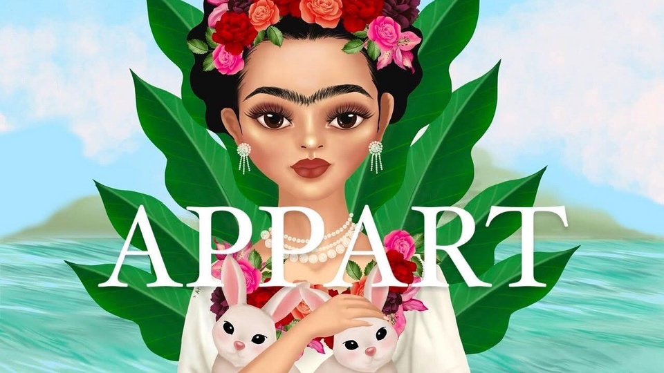 ออกแบบตัวละครสไตล์Frida Kahlo คาแรคเตอร์น่ารัก วาดภาพประกอบ