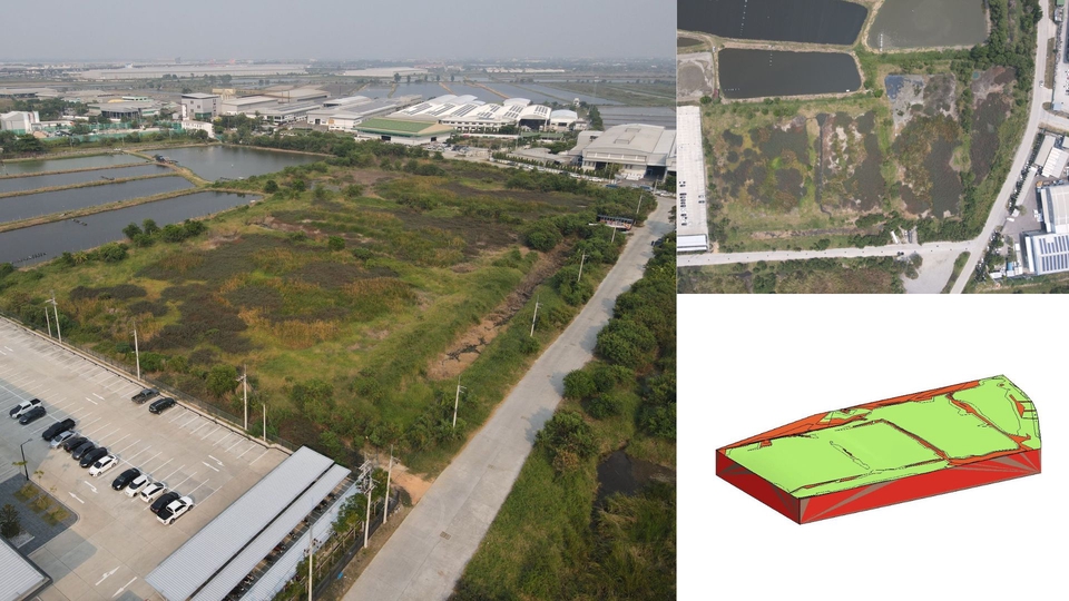 ทำโมเดล 3D - ออกแบบ โมเดิร์น 2 ชั้น - 3