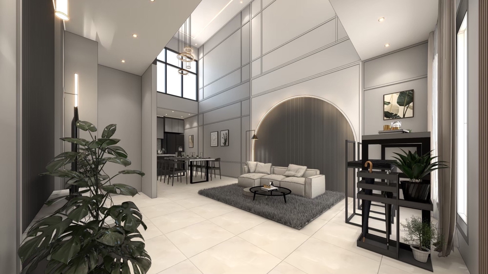 ออกแบบตกแต่งภายในและภายนอก - ออกแบบภายใน เขียนแบบ แปลน ภาพเรนเดอร์ 3D Perspective - 1
