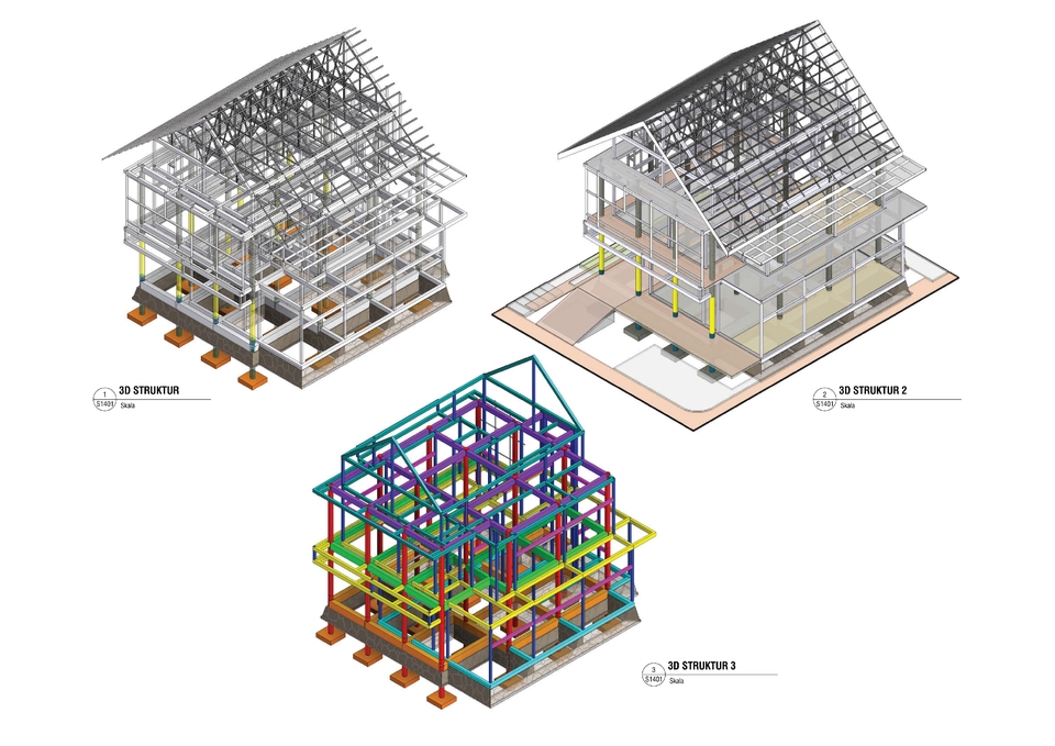 CAD Drawing - Jasa Gambar Kerja BIM - DED (ARS, STR, MEP) dengan REVIT - 6